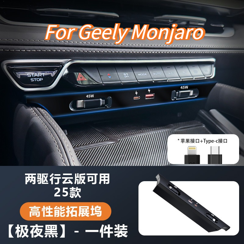 Geely Monjaro/Gran Koleos 2021 – обзор и цена Usb Hub Type C