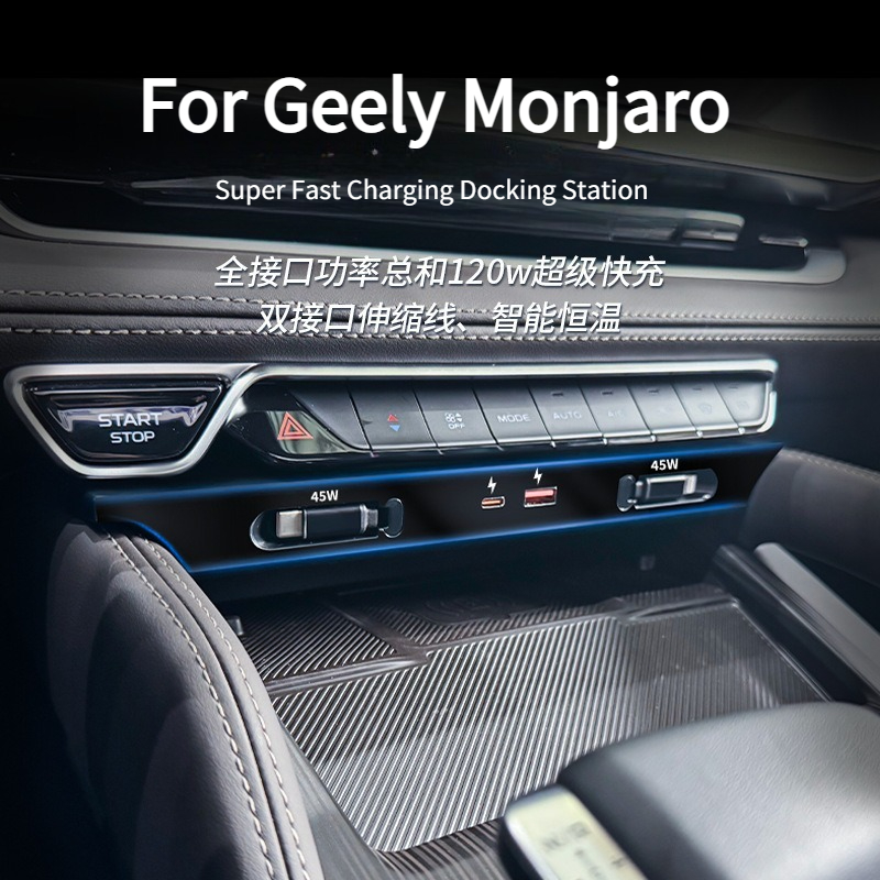 Geely Monjaro/Gran Koleos 2021 – обзор и цена Usb Hub Type C